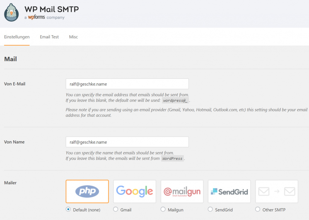Mailversand mit PHP aus einem Docker-Container 5