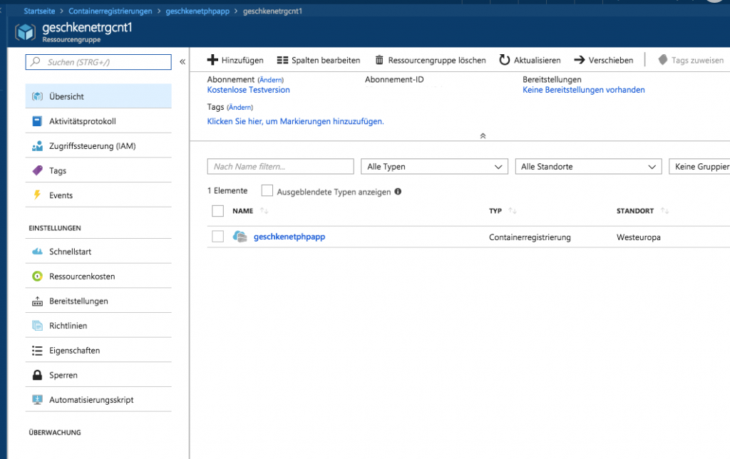 Microsoft Azure Container Instances: erste Eindrücke 9