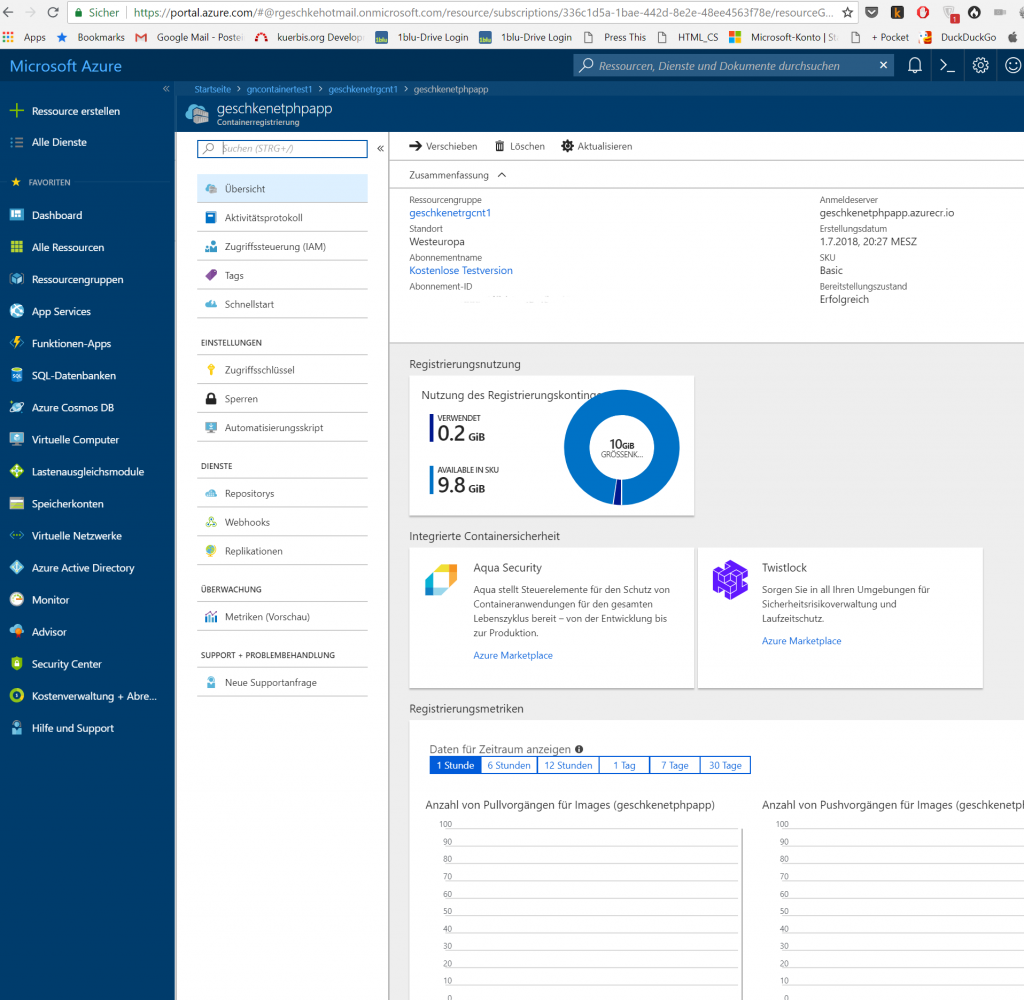 Microsoft Azure Container Instances: erste Eindrücke 10