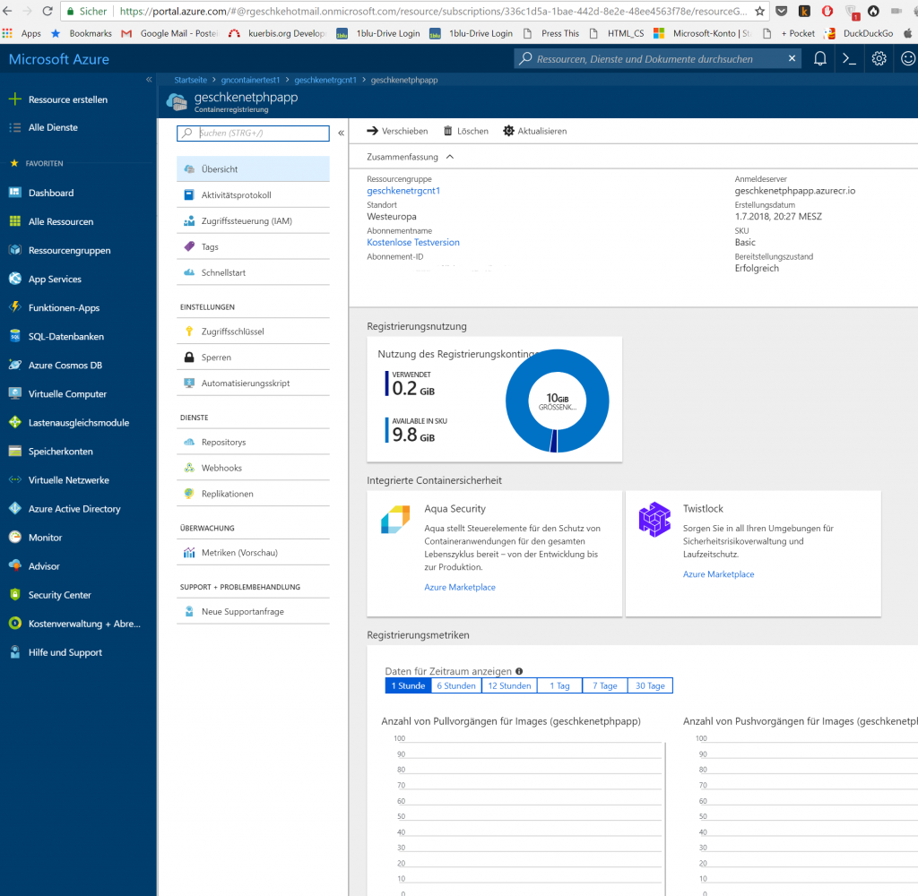 Microsoft Azure Container Instances: erste Eindrücke 6