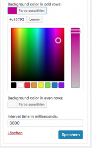 Integration des WordPress Color Pickers in die Widget-Admin-UI 10