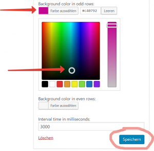 Integration des WordPress Color Pickers in die Widget-Admin-UI 8