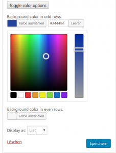 Integration des WordPress Color Pickers in die Widget-Admin-UI 9