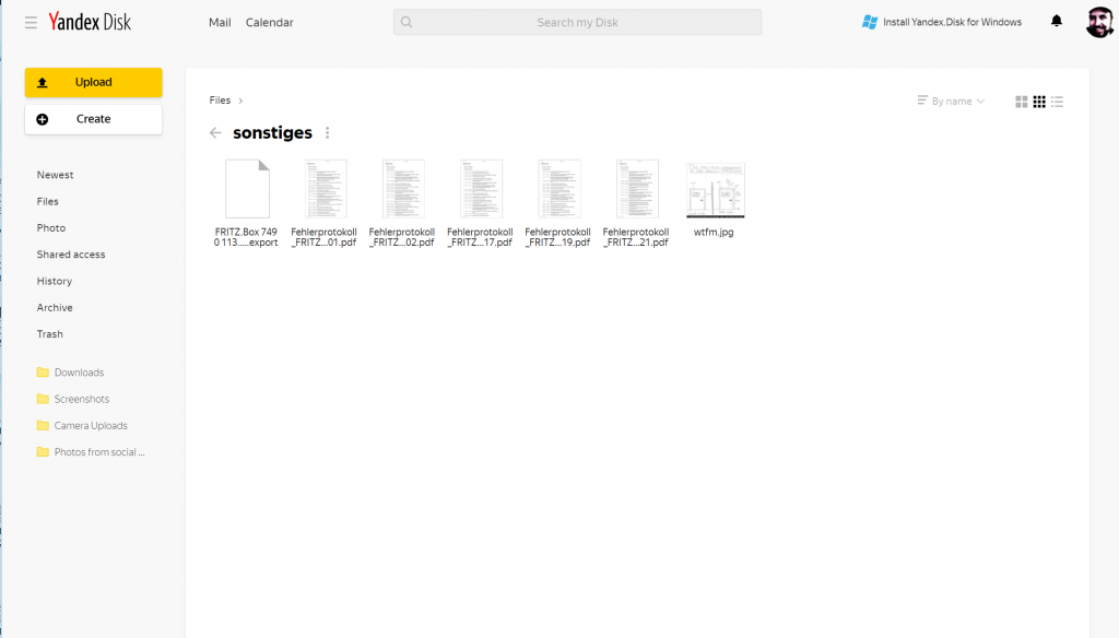 Keine Wolke aus Russland - Yandex.Disk fehlt im c't-Test der Cloud-Speicher-Dienste 6