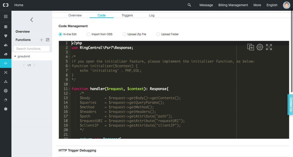 Cloud-Geschichten - Teil 6 - Serverless Computing in der Alibaba Cloud mit PHP 18