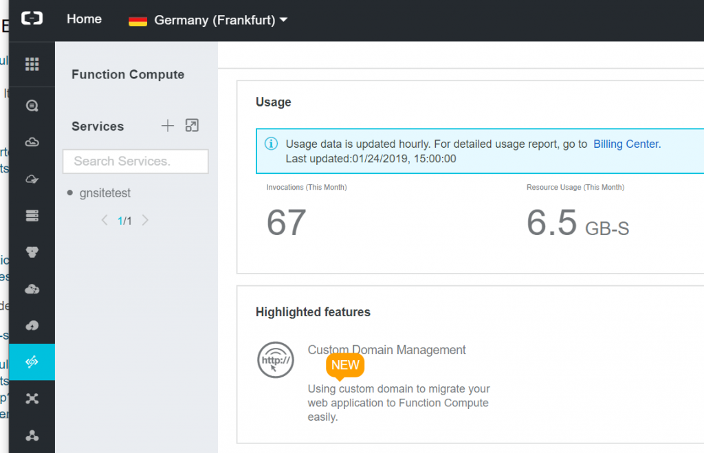 Ein Proxy für das Serverless Computing in der Alibaba Cloud 5