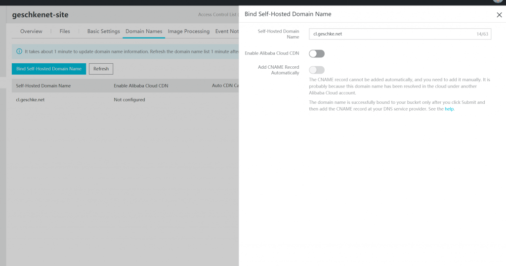 Cloud-Geschichten - Teil 5 - Hosting mit Object Storage Service (OSS) 7