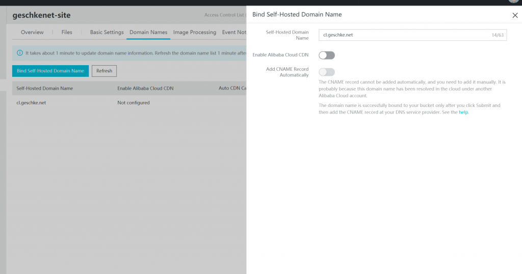 Cloud-Geschichten - Teil 5 - Hosting mit Object Storage Service (OSS) 3