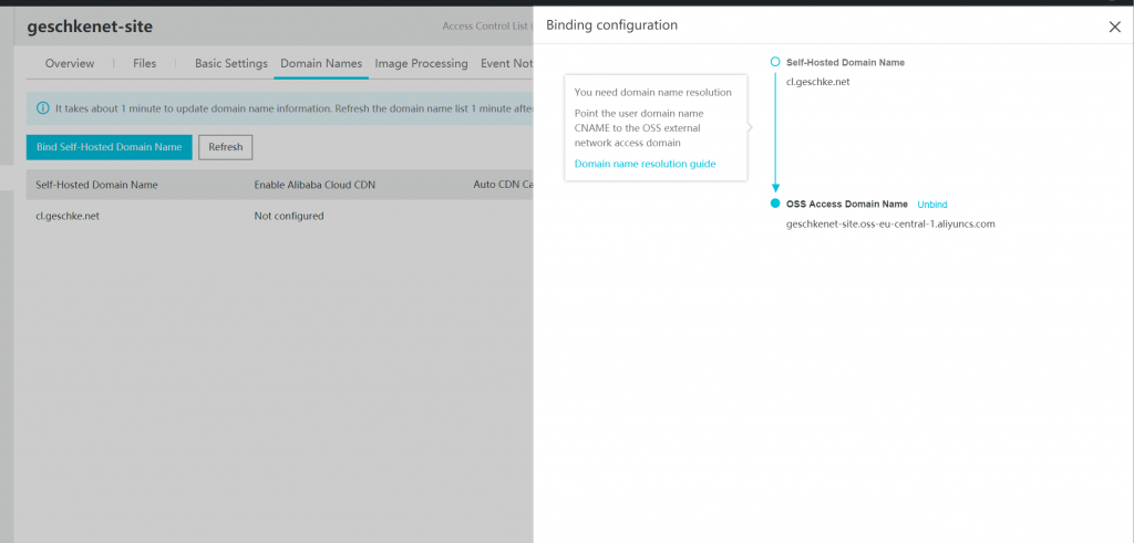 Cloud-Geschichten - Teil 5 - Hosting mit Object Storage Service (OSS) 4