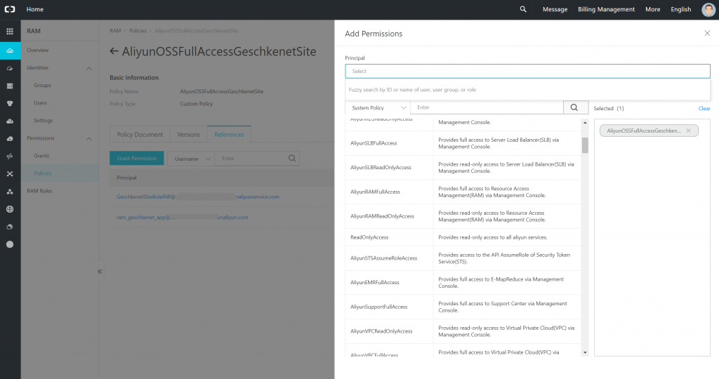 Cloud-Geschichten - Teil 4 - Mit RAM und CLI in OSS 19