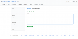 Verteiltes Deployment mit Git und GitHub Actions 7