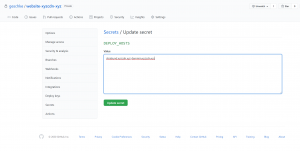 Verteiltes Deployment mit Git und GitHub Actions 3