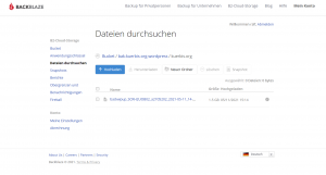 WordPress-Backups mit BackWPup auf Backblaze B2 (ergo S3-Speicher) 13