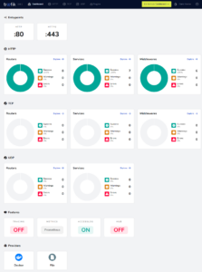 Das Dashboard von Traefik