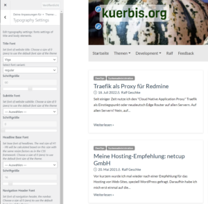 Azbalac One WordPress-Theme in neuer Version und Plugin-Empfehlung für Google Fonts 5