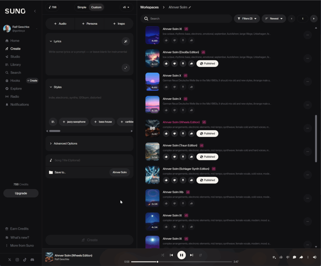 Suno - eine Killeranwendung der KI 5